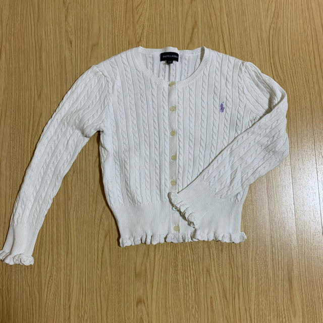 Ralph Lauren(ラルフローレン)のラルフローレン　カーディガン　セーター　 キッズ/ベビー/マタニティのキッズ服女の子用(90cm~)(カーディガン)の商品写真