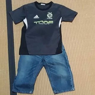 エドウィン(EDWIN)のsize140cm　EDWINパンツ&adidas半袖Tシャツセット(パンツ/スパッツ)