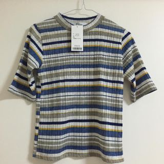 ディーホリック(dholic)の新品 DHOLIC♡ボーダーカットソー(カットソー(半袖/袖なし))