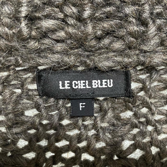 LE CIEL BLEU(ルシェルブルー)の《美品》LE CIELBLEU ニットポンチョ レディースのトップス(ニット/セーター)の商品写真