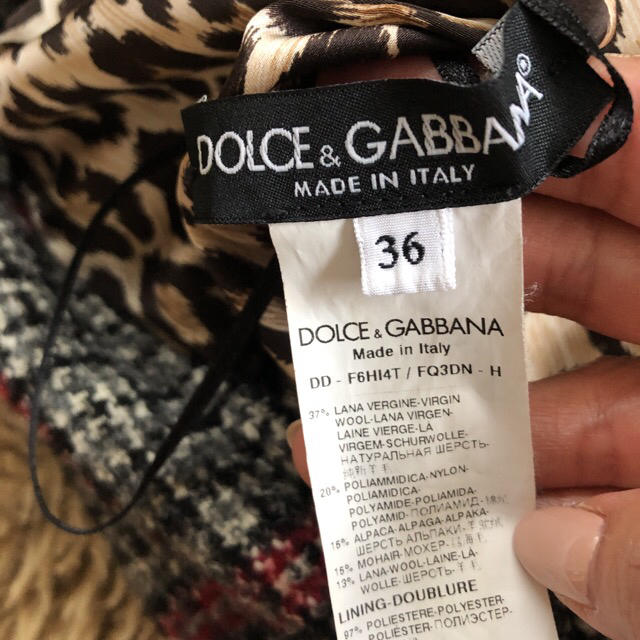 DOLCE&GABBANA(ドルチェアンドガッバーナ)のドルチェ&ガッパーナ　ワンピース レディースのワンピース(ひざ丈ワンピース)の商品写真