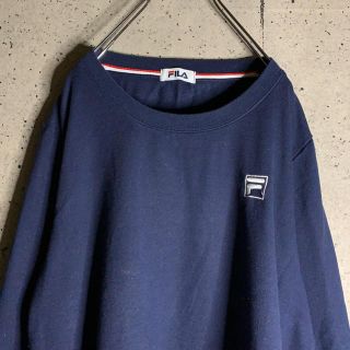 フィラ(FILA)のFILA フィラ 刺繍 ビックロンT 薄手トレーナー(スウェット)