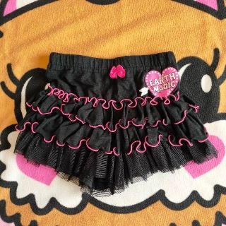 アースマジック(EARTHMAGIC)のゆりママ様専用❤️フリル ショートパンツ クロ(パンツ/スパッツ)