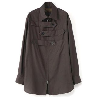 ヨウジヤマモト(Yohji Yamamoto)のY's bang on! No.51タブ付きファスナーシャツ(シャツ)