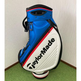 テーラーメイド(TaylorMade)のテーラーメイド　キャディバック　ツアーモデル　レプリカ　マキロイ青　白　9.5型(バッグ)