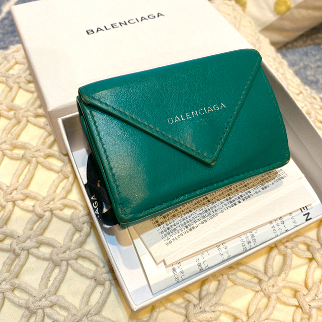 Balenciaga(バレンシアガ)のバレンシアガ　ペーパーミニウォレット　mさん購入 レディースのファッション小物(財布)の商品写真