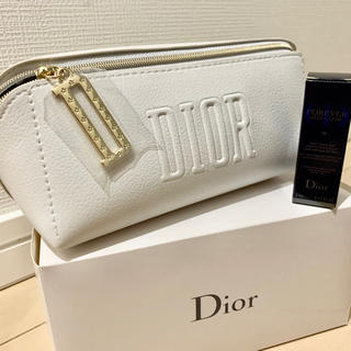 ディオール(Dior)の2020新作Dior ポーチ＋Diorスキンフォーエヴァー フルイドグロウ2N(サンプル/トライアルキット)