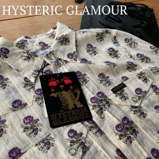 ヒステリックグラマー(HYSTERIC GLAMOUR)のHYS*スカルフラワー総柄シャツ(シャツ/ブラウス(長袖/七分))