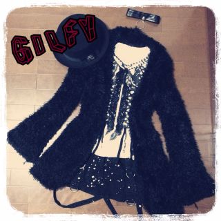 ギルフィー(GILFY)のGILFY▼ロングファーカーディガン(カーディガン)