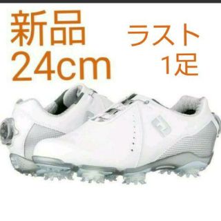 フットジョイ(FootJoy)の新品! 24cm フットジョイ ゴルフシューズ ドライジョイズBoa レディース(シューズ)