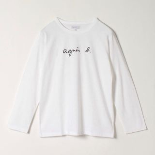 アニエスベー(agnes b.)のアニエスベー ロゴロンTシャツ(Tシャツ/カットソー(七分/長袖))