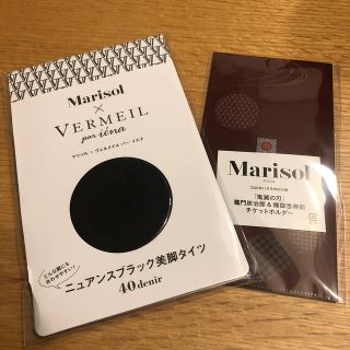 マリソル marisol 11月号付録　タイツ&チケットホルダー(タイツ/ストッキング)