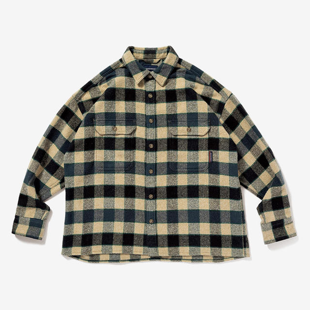 descendant  VANING CHECK LS SHIRT 20AW