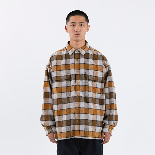 DESCENDANT 20aw VANING CHECK LS SHIRT