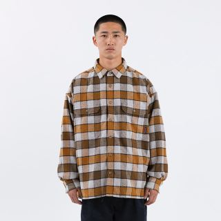 descendant VANING CHECK LS SHIRT 20AW