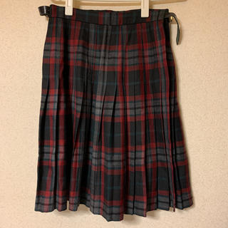オールドイングランド(OLD ENGLAND)のスコットランド製　オールドイングランド　プリーツスカート(ひざ丈スカート)