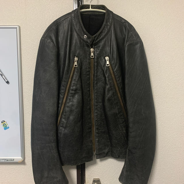 受注生産品】 Martin Maison Margiela ハの字ライダース 02aw ライダースジャケット