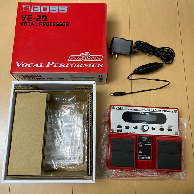 BOSS ボーカルエフェクター VE-20 純正ACアダプター付き