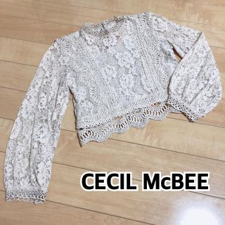 セシルマクビー(CECIL McBEE)のシースルーブラウス(シャツ/ブラウス(長袖/七分))