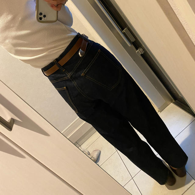 moussy 値下げ!! JW OW Tapered 24インチ MOUSSYの通販 by xxxcxxx MOUSSY マウジー テーパード デニム JW OW Tapered 27