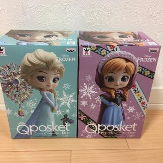 バンプレスト(BANPRESTO)のひつじ様専用　qposket アナ雪　フィギュア　2個セット(フィギュア)