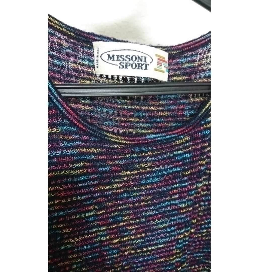 MISSONI(ミッソーニ)のMISSONI SPORTSミッソーニスポーツ長袖薄手セーターニット/カットソー レディースのトップス(ニット/セーター)の商品写真