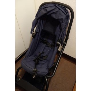 サイベックス(cybex)の［値下げしました］cybex イージーS ツイストデニムブルー(ベビーカー/バギー)