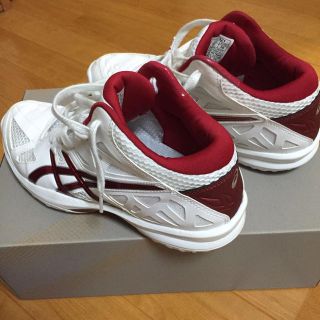 アシックス(asics)のバッシュ赤 24.5㎝(その他)