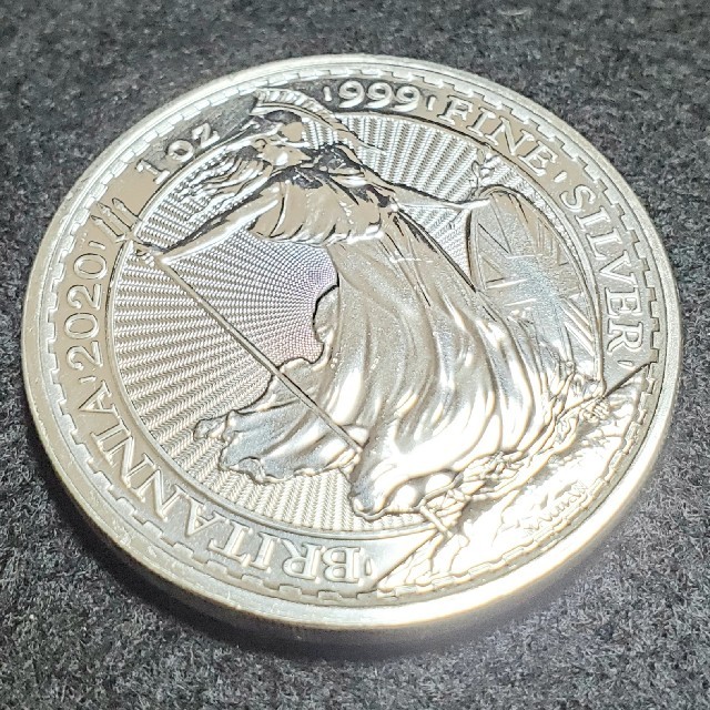 イギリス 2020 ブリタニア 1オンス 銀貨 英国