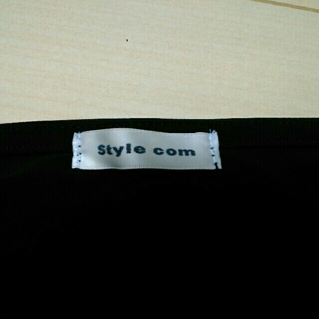 Style com(スタイルコム)のスタイルコム* Style com *　長袖　ワンピース【ブラック】 レディースのワンピース(ひざ丈ワンピース)の商品写真