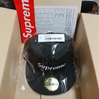 シュプリーム(Supreme)のSupreme New Era Box Logo Black 7 1/4(キャップ)