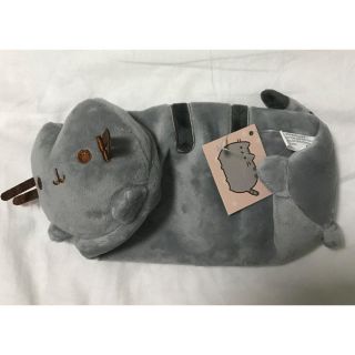 ペンケース　ポーチ　猫型(ペンケース/筆箱)