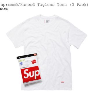 シュプリーム(Supreme)のSupreme®/Hanes® Tagless Tees (3 Pack)(Tシャツ/カットソー(半袖/袖なし))