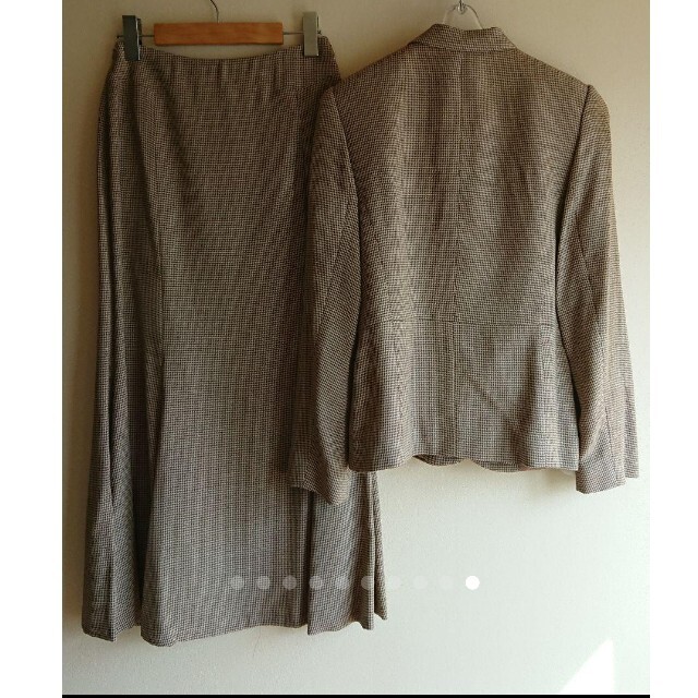未使用①【LAURA ASHLEYローラアシュレイ】千鳥格子ロングスカート