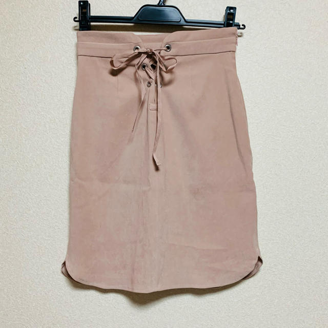 Rirandture(リランドチュール)の再々値下げ 美品 リランドチュール 2wayスエードスカート 膝丈スカート レディースのスカート(ひざ丈スカート)の商品写真