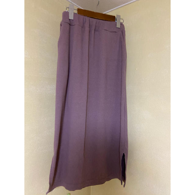 WEGO(ウィゴー)のWEGO リブニットスカート レディースのスカート(ロングスカート)の商品写真