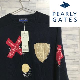 パーリーゲイツ(PEARLY GATES)の【新品未使用タグ付き】PEARLY GATES パーリーゲイツ ニット セーター(ニット/セーター)