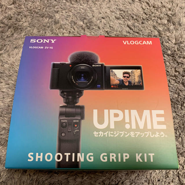 SONY ZV-1G VLOGCAMシューティンググリップキット