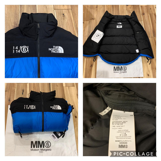 MM6(エムエムシックス)のレア MM6 マルジェラ NORTH FACE ショート ダウンジャケット S レディースのジャケット/アウター(ダウンジャケット)の商品写真