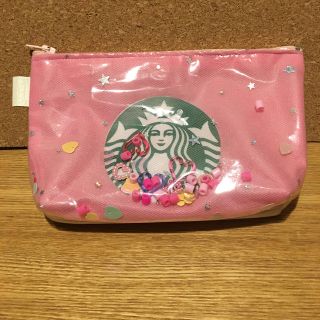 スターバックスコーヒー(Starbucks Coffee)のスタバ　リメイク  ポーチ　オフホワイト(ポーチ)