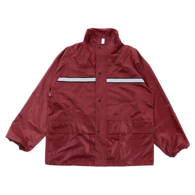 新品☆レインコート 上下セット 男女兼用 XL 赤 レッド 雨具 カッパ  登山 メンズのファッション小物(レインコート)の商品写真