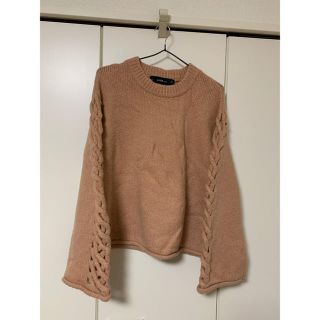 ザラ(ZARA)のZARA ピンク厚手ニット(ニット/セーター)