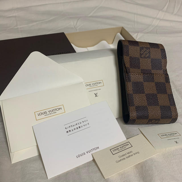 【美品】LOUIS VUITTON タバコケース ダミエ