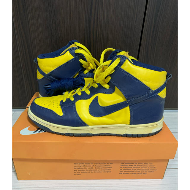 28.5cm 07年製 NIKE DUNK HIGH QK(VTNG) ミシガン