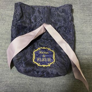 メゾンドフルール(Maison de FLEUR)のMaison de FLEUR レース巾着ポーチ(ポーチ)