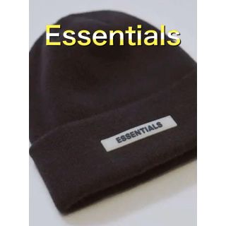 フィアオブゴッド(FEAR OF GOD)のFOG Essentials Beanie エッセンシャルズ　ビーニー　ブラック(ニット帽/ビーニー)