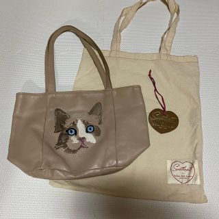 アッシュペーフランス(H.P.FRANCE)のgustave様専用◆Sweetheart ねこバッグ(トートバッグ)