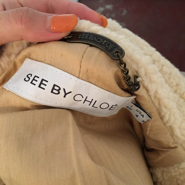 SEE BY Chloé sheep coat.