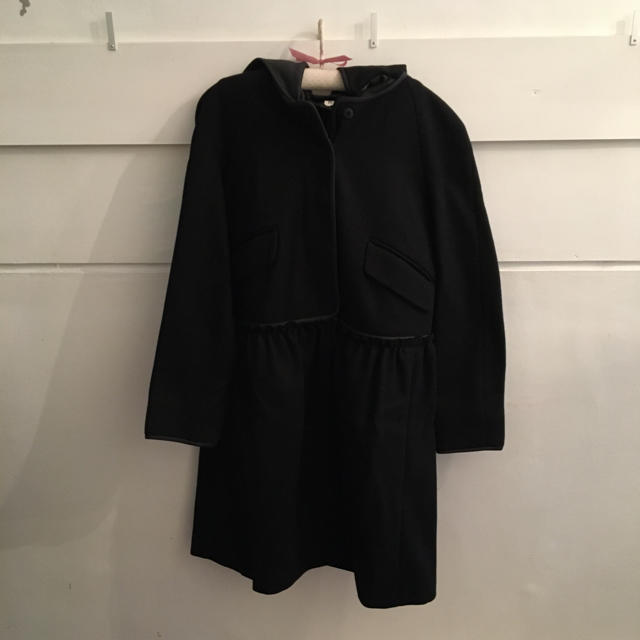 miumiu black coat.レディース