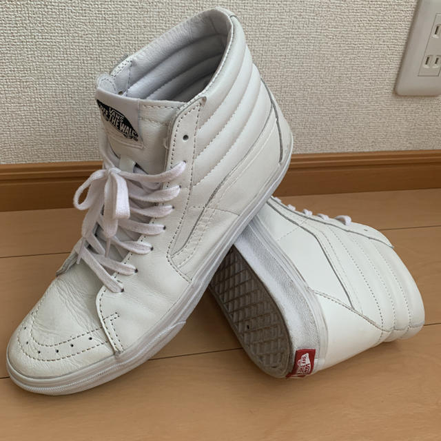 VANS ハイカットレザースニーカー